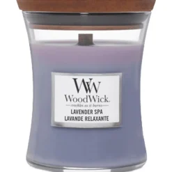 Woodwick Geurkaars Medium Lavender Spa