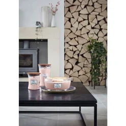 Woodwick Geurkaars Medium Pressed Blooms & Patchouli