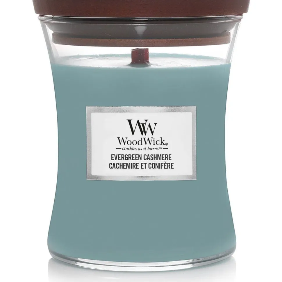 Woodwick Geurkaars Medium Evergreen Cashmere