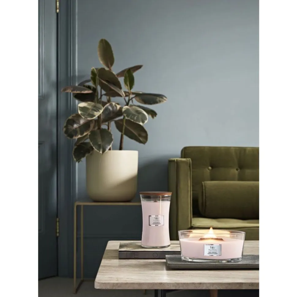 Woodwick Geurkaars Medium Sheer Tuberose