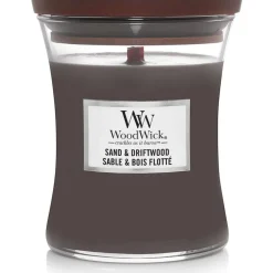 Woodwick Geurkaars Medium Sand & Driftwood