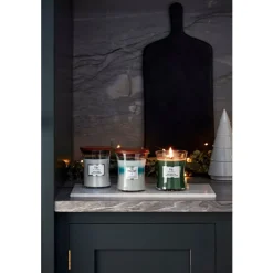 Woodwick Geurkaars medium Magnolia Birch