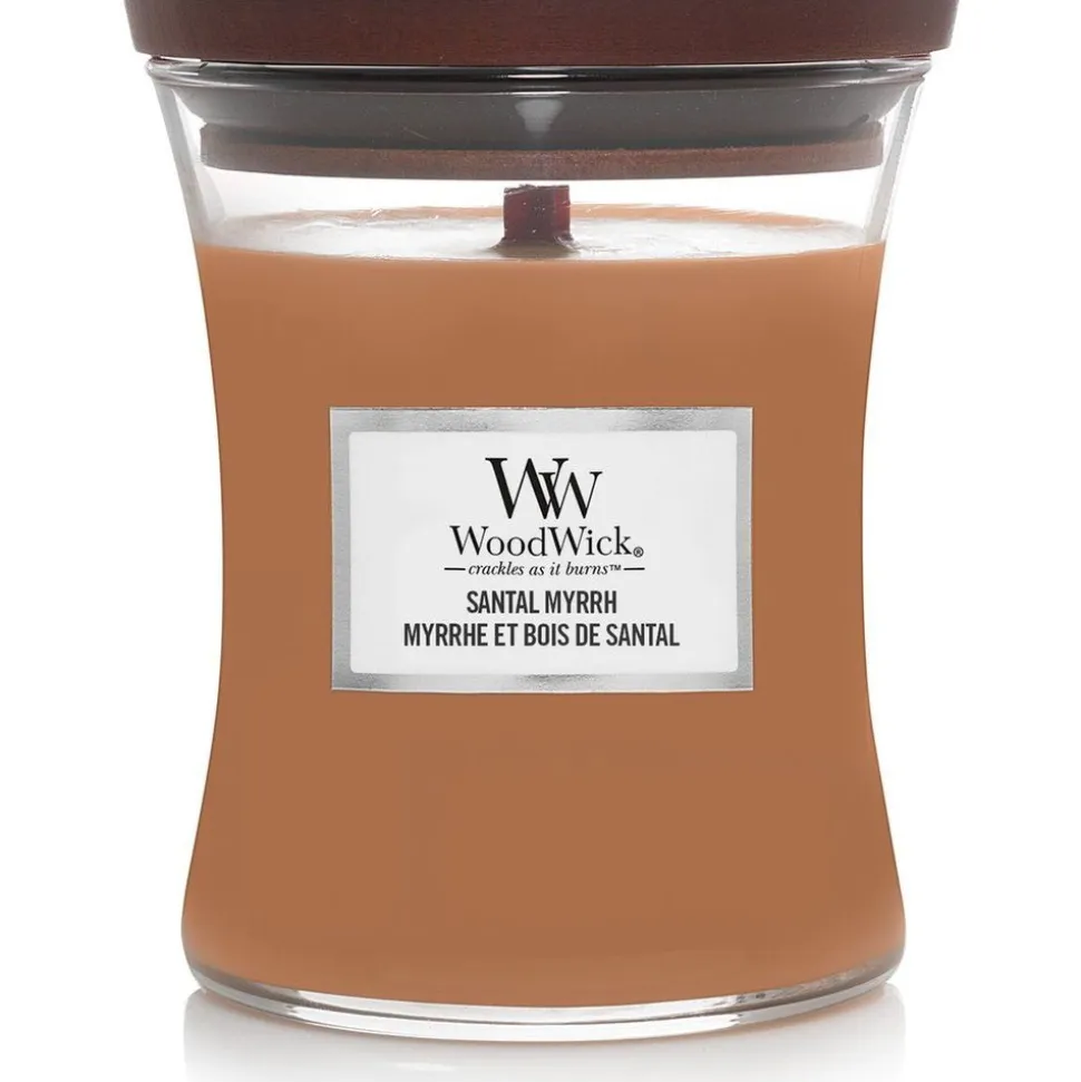 Woodwick Geurkaars Medium Santal Myrrh