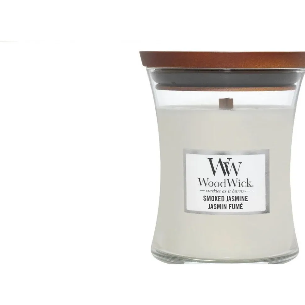 Woodwick Geurkaars Medium Smoked Jasmine