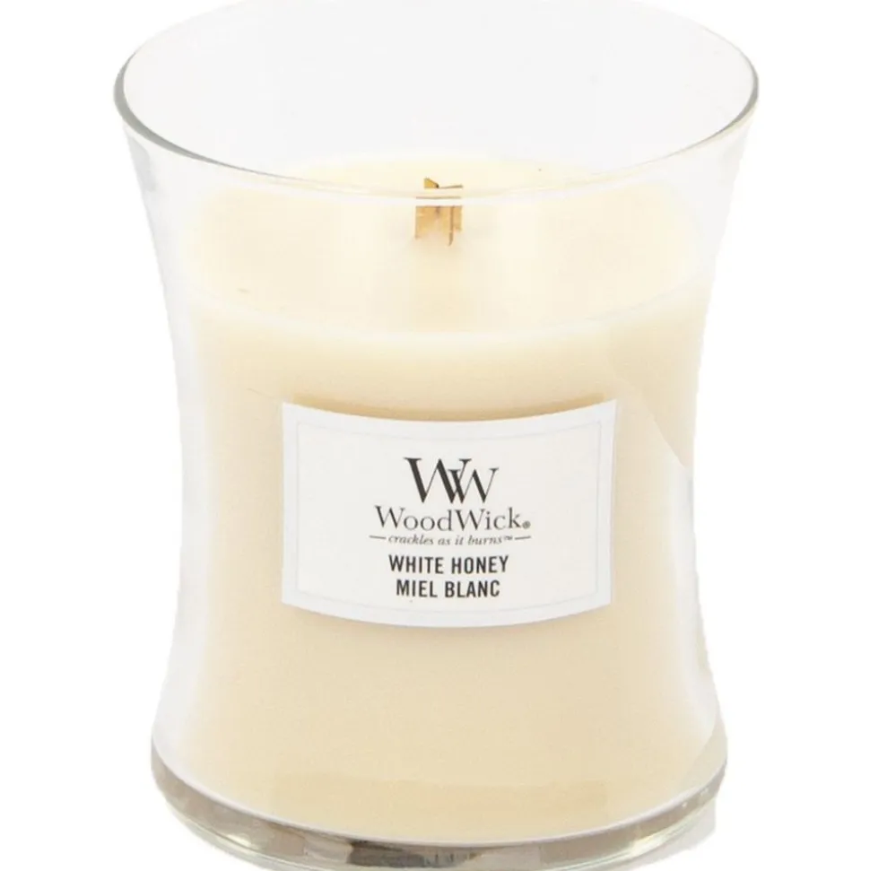Woodwick Geurkaars Medium White Honey