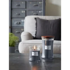 Woodwick Geurkaars Medium Indigo Suede