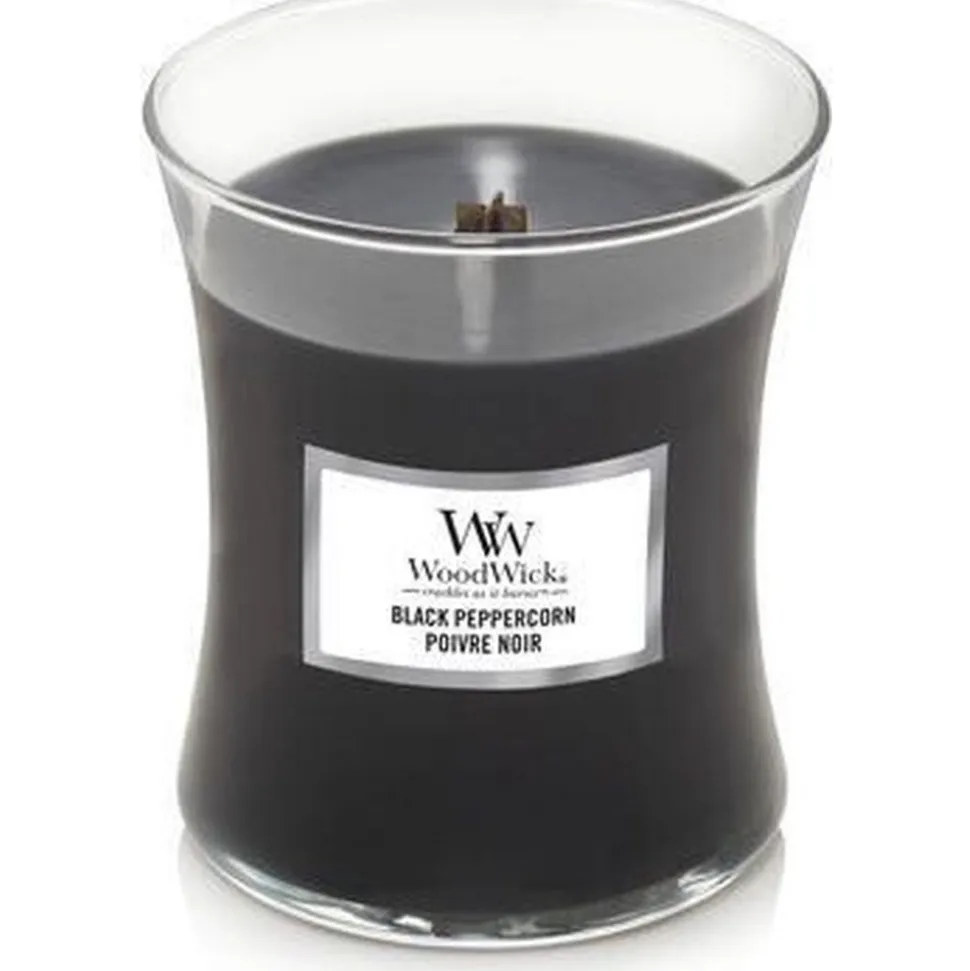 Woodwick Geurkaars Medium Black Peppercorn