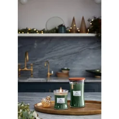 Woodwick Geurkaars Medium Mint Leaves & Oak