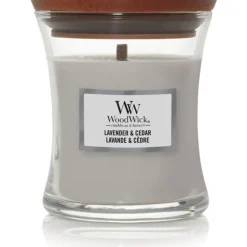 Woodwick Geurkaars Mini Lavender & Cedar