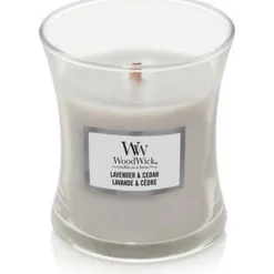 Woodwick Geurkaars Mini Lavender & Cedar