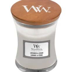 Woodwick Geurkaars Mini Lavender & Cedar