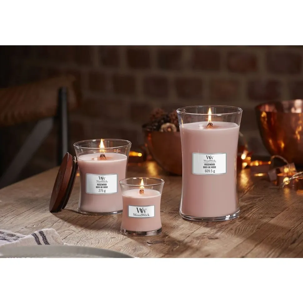 Woodwick Geurkaars Mini Rosewood