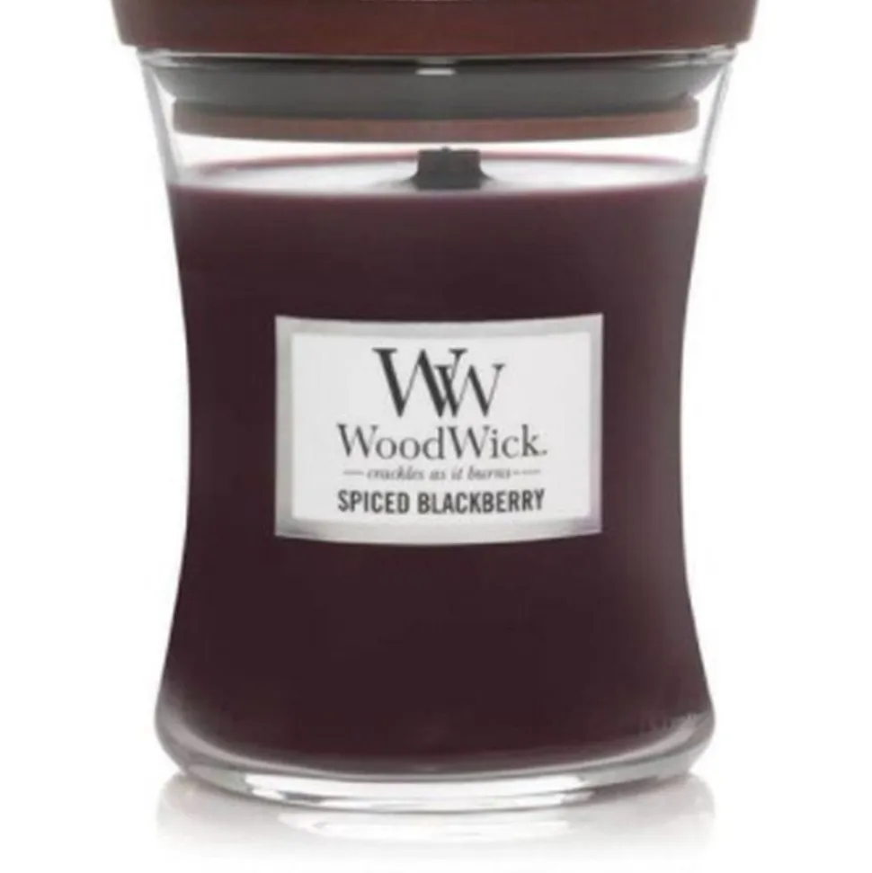 Woodwick Geurkaars Mini Spiced Blackberry