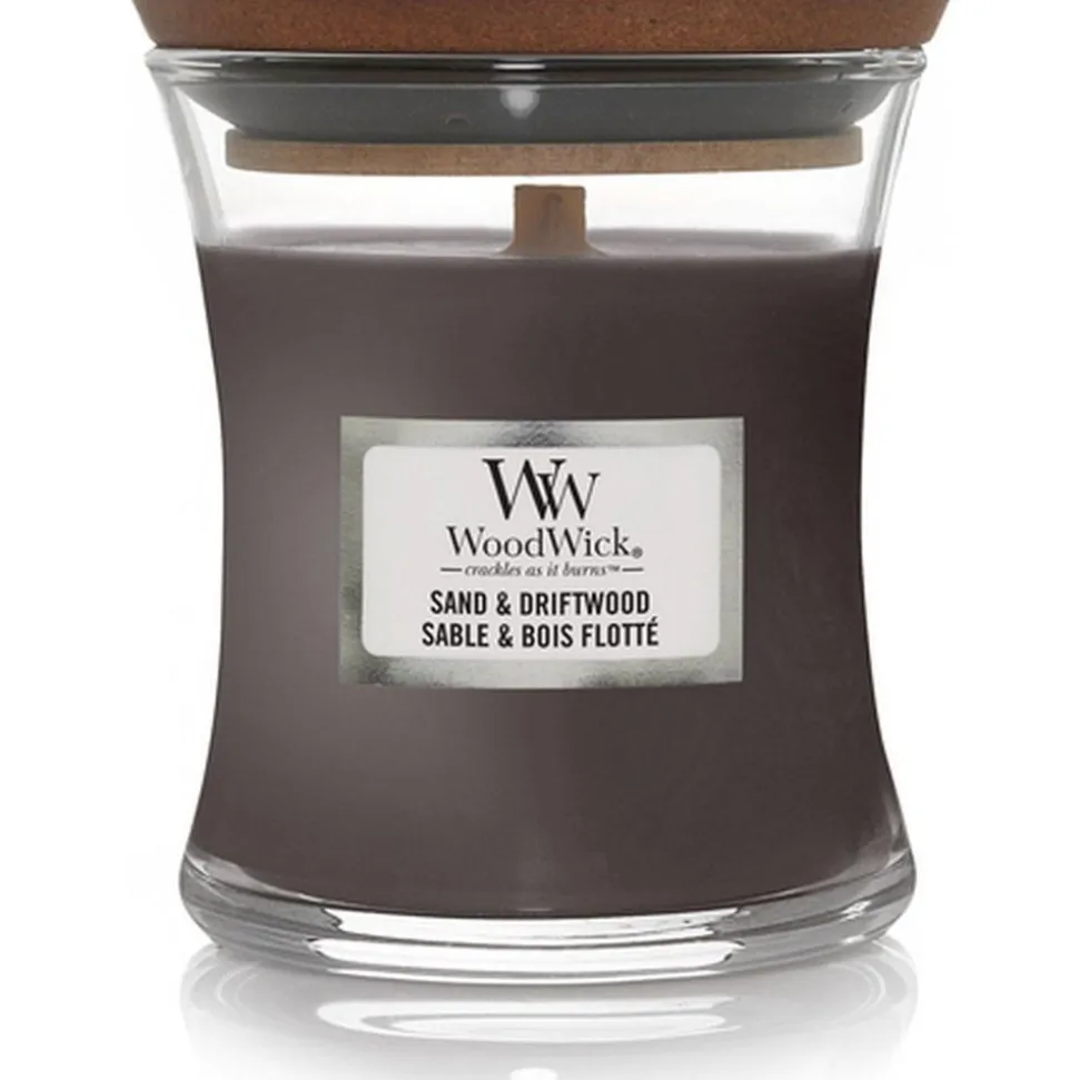 Woodwick Geurkaars Mini Sand & Driftwood
