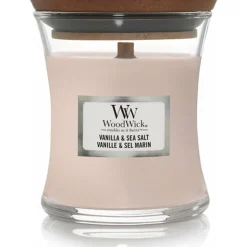 Woodwick Geurkaars Mini Vanilla & Sea Salt