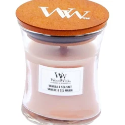 Woodwick Geurkaars Mini Vanilla & Sea Salt