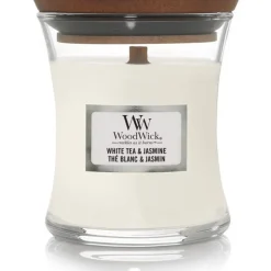 Woodwick Geurkaars Mini White Tea & Jasmine