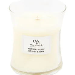 Woodwick Geurkaars Mini White Tea & Jasmine