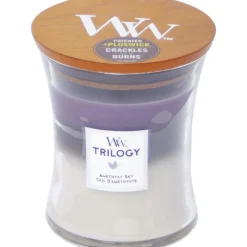 Woodwick Trilogy Geurkaars Medium Amethyst Sky