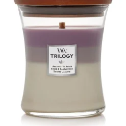Woodwick Trilogy Geurkaars Medium Amethyst Sky