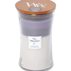 Woodwick Trilogy Geurkaars Large Amethyst Sky