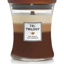 Woodwick Trilogy Geurkaars Medium Cafe Sweets