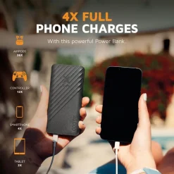 Xtorm 15W Go2 FastCharge Powerbank 20.000 mAh - Charcoal Black - XG2201