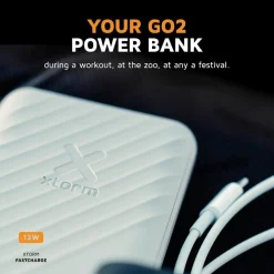 Xtorm 12W Go2 FastCharge Powerbank 5.000 mAh - Ash White - XG2050