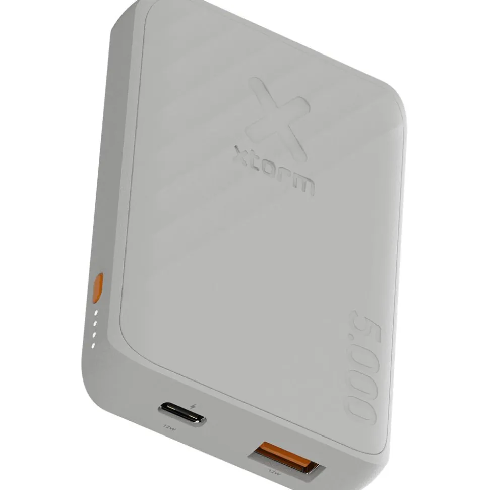 Xtorm 12W Go2 FastCharge Powerbank 5.000 mAh - Ash White - XG2050