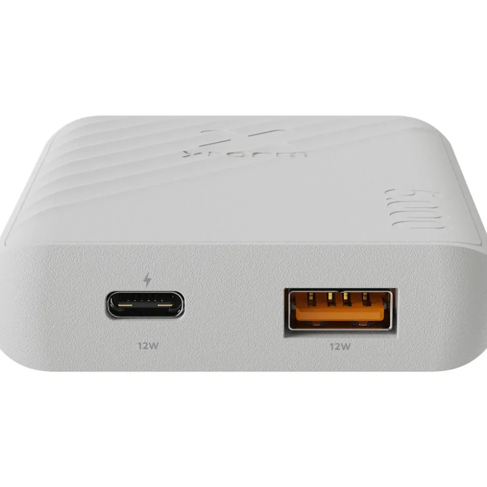 Xtorm 12W Go2 FastCharge Powerbank 5.000 mAh - Ash White - XG2050