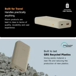 Xtorm 15W Go2 FastCharge Powerbank 20.000 mAh - Clay - XG2202