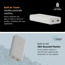 Xtorm 15W Go2 FastCharge Powerbank 20.000 mAh - Ash White - XG2200