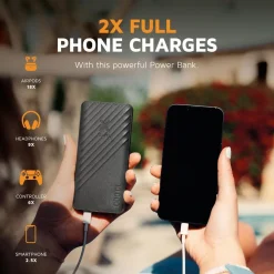 Xtorm 15W Go2 FastCharge Powerbank 10.000 mAh - Charcoal Black - XG2101