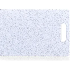 Zeller Snijplank Kunststof granite 30x20cm lichtgrijs