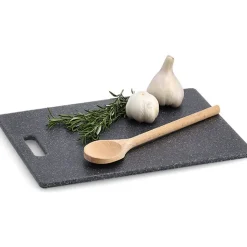 Zeller Snijplank kunststof granite 36X27cm antraciet