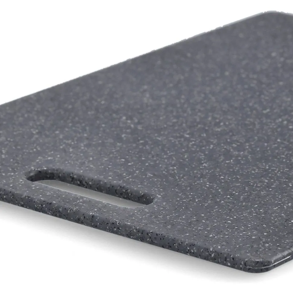 Zeller Snijplank kunststof granite 36X27cm antraciet