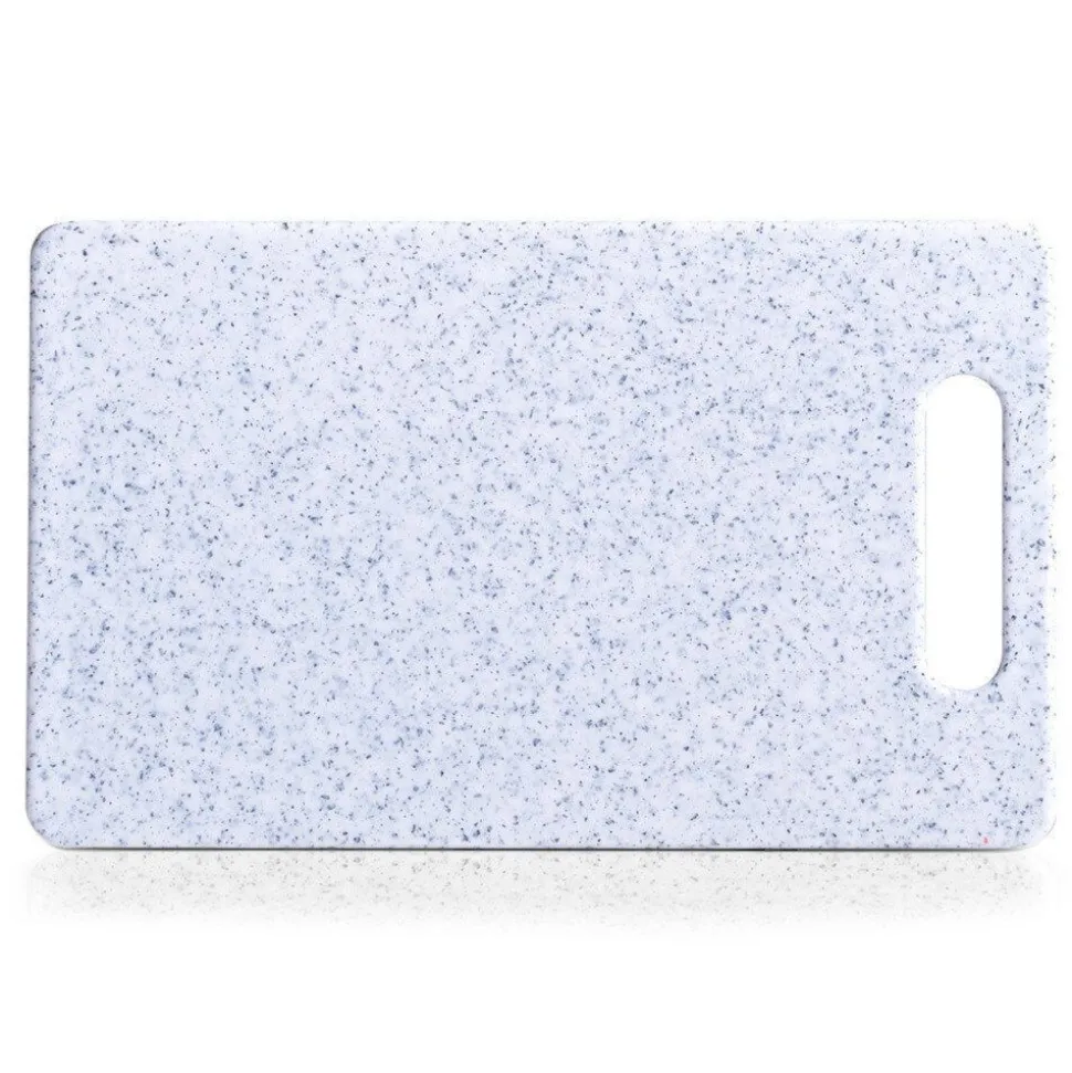 Zeller Snijplank Kunststof granite 25x15cm lichtgrijs