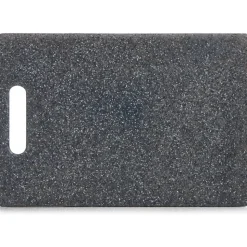 Zeller Snijplank kunststof granite 30X20cm antraciet
