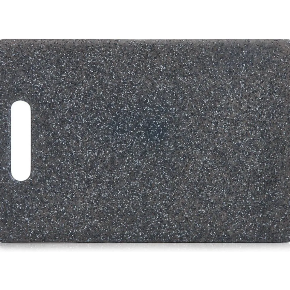 Zeller Snijplank kunststof granite 30X20cm antraciet