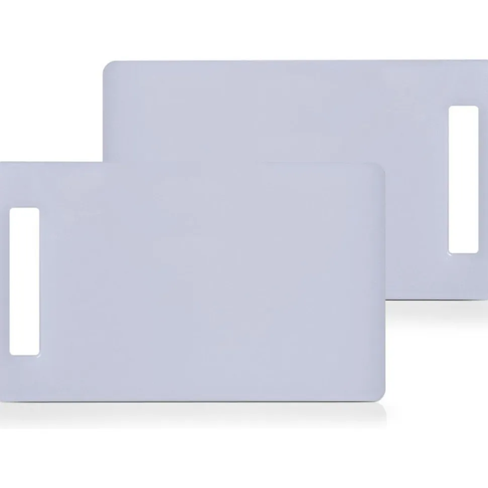 Zeller SNIJPLANKEN SET 2-DELIG WIT 25X15CM