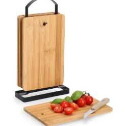 Zeller Snijplankenset op standaard 16 x 6,5 cm