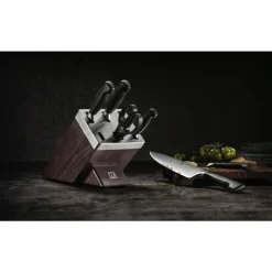 Zwilling Zelfslijpend messenblok Essenhout 7-dlg.